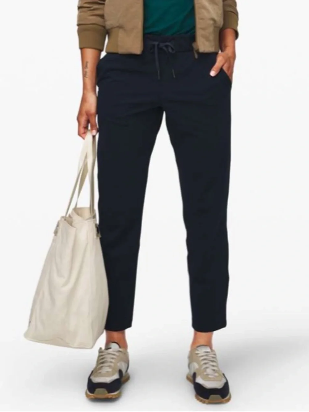 Lululemon On The Fly 7/8 Pants - true navy